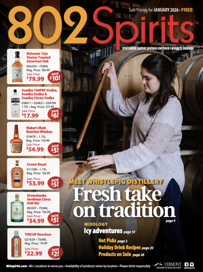 January 2026 edition of 802 Spirits